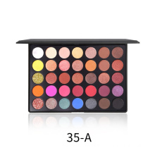 Wholesale High Pigment Makeup OEM Private label 35 Color Eyeshadow Palette